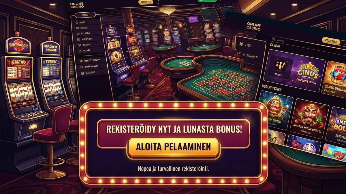 Rekisteröidy bonuksella