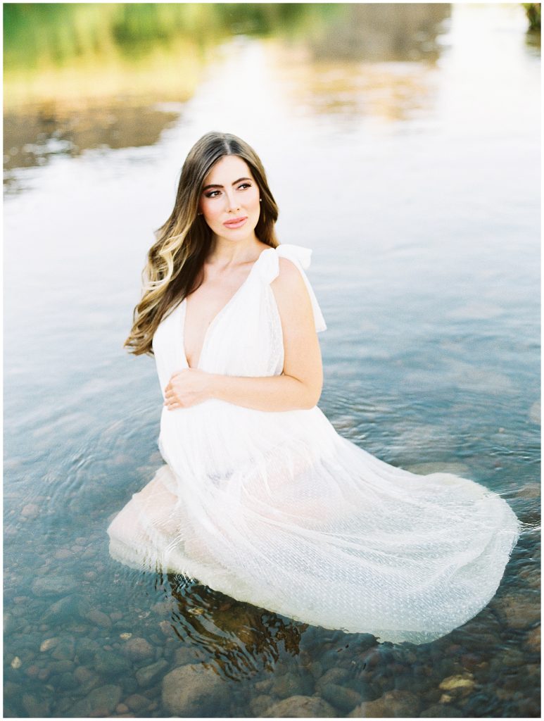 River Maternity Session